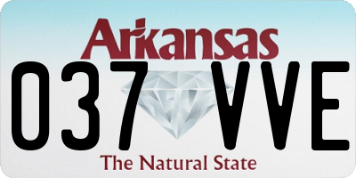 AR license plate 037VVE