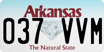 AR license plate 037VVM