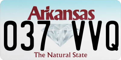 AR license plate 037VVQ