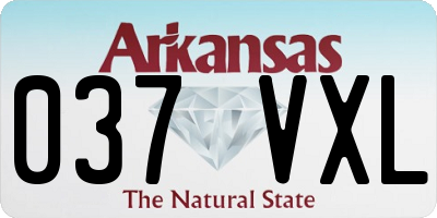 AR license plate 037VXL