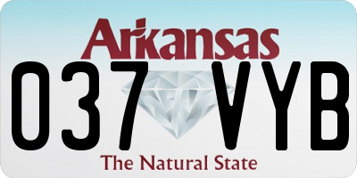 AR license plate 037VYB