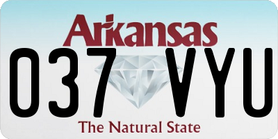 AR license plate 037VYU