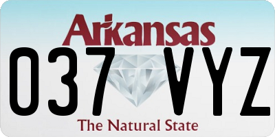 AR license plate 037VYZ