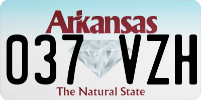 AR license plate 037VZH