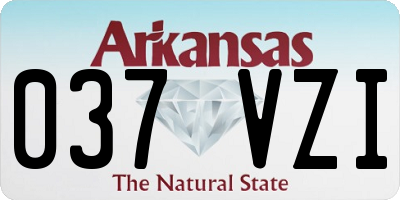 AR license plate 037VZI