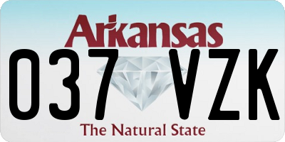 AR license plate 037VZK