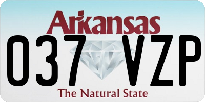 AR license plate 037VZP