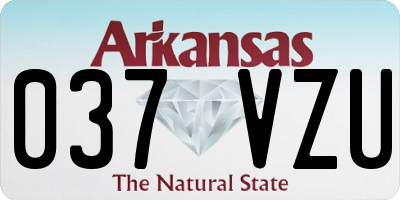 AR license plate 037VZU