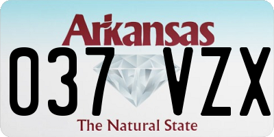 AR license plate 037VZX