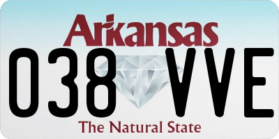 AR license plate 038VVE