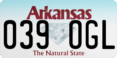 AR license plate 039OGL