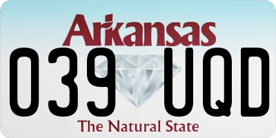 AR license plate 039UQD
