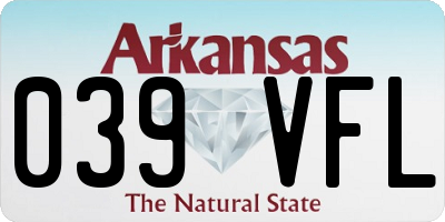 AR license plate 039VFL