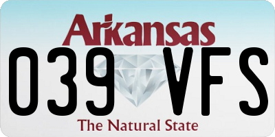 AR license plate 039VFS