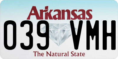 AR license plate 039VMH