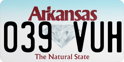 AR license plate 039VUH