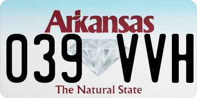 AR license plate 039VVH