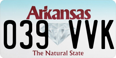 AR license plate 039VVK