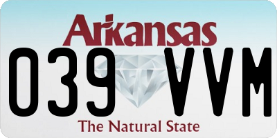 AR license plate 039VVM