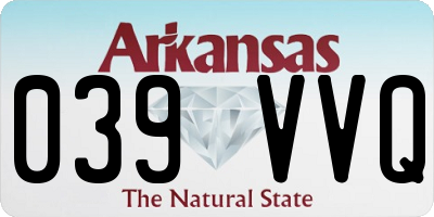 AR license plate 039VVQ