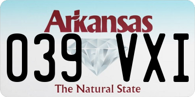 AR license plate 039VXI
