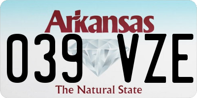 AR license plate 039VZE