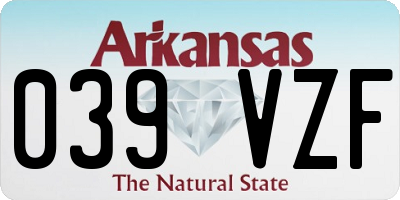 AR license plate 039VZF