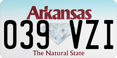 AR license plate 039VZI