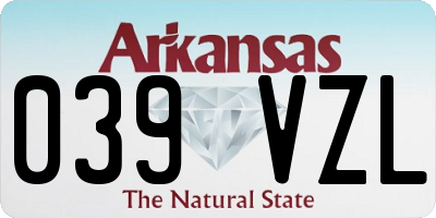 AR license plate 039VZL
