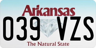 AR license plate 039VZS