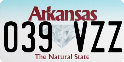 AR license plate 039VZZ