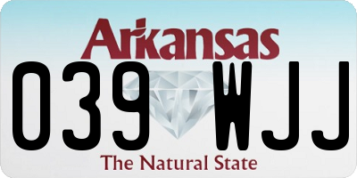 AR license plate 039WJJ