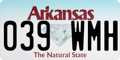 AR license plate 039WMH