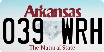 AR license plate 039WRH