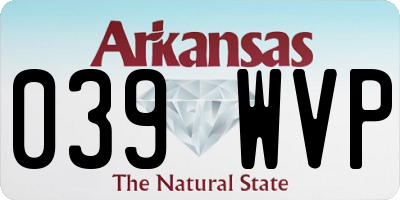 AR license plate 039WVP