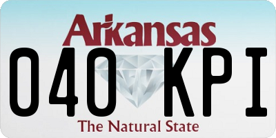 AR license plate 040KPI