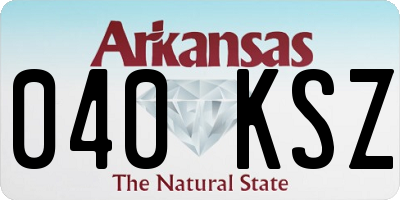 AR license plate 040KSZ