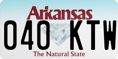 AR license plate 040KTW