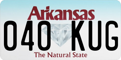 AR license plate 040KUG