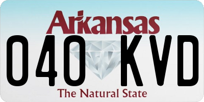 AR license plate 040KVD