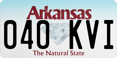 AR license plate 040KVI