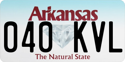AR license plate 040KVL