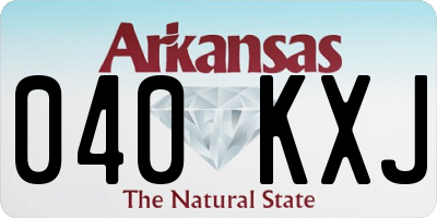 AR license plate 040KXJ