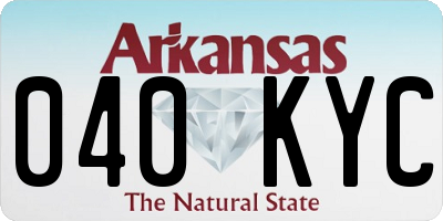 AR license plate 040KYC