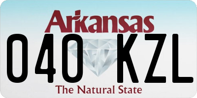 AR license plate 040KZL