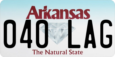 AR license plate 040LAG
