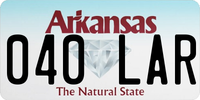 AR license plate 040LAR