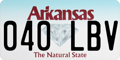 AR license plate 040LBV