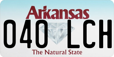 AR license plate 040LCH