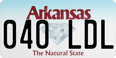 AR license plate 040LDL